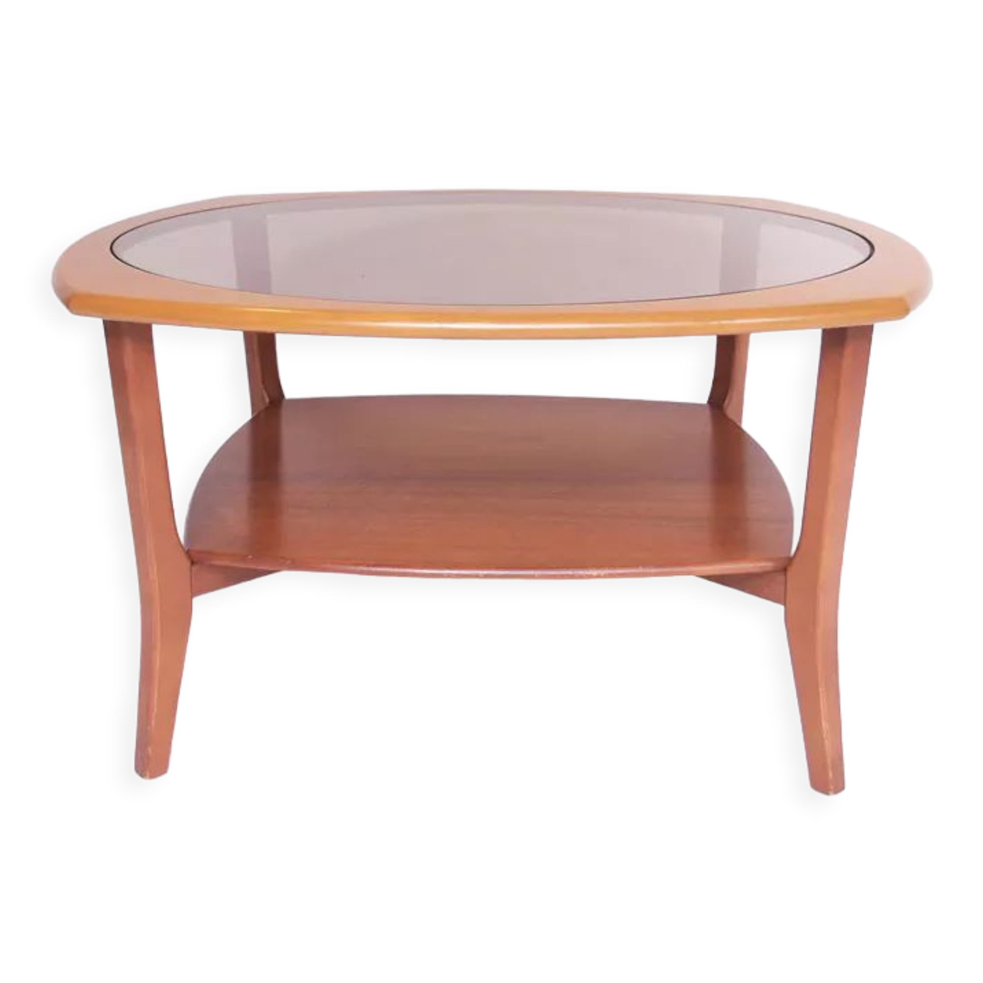 Square vintage Scandinavian coffee table
