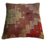 Housse de coussin kilim turc vintage, 55 x 55 cm