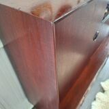 Vintage Louis van Teeffelen sideboard for Wébé, antique secretary buffet