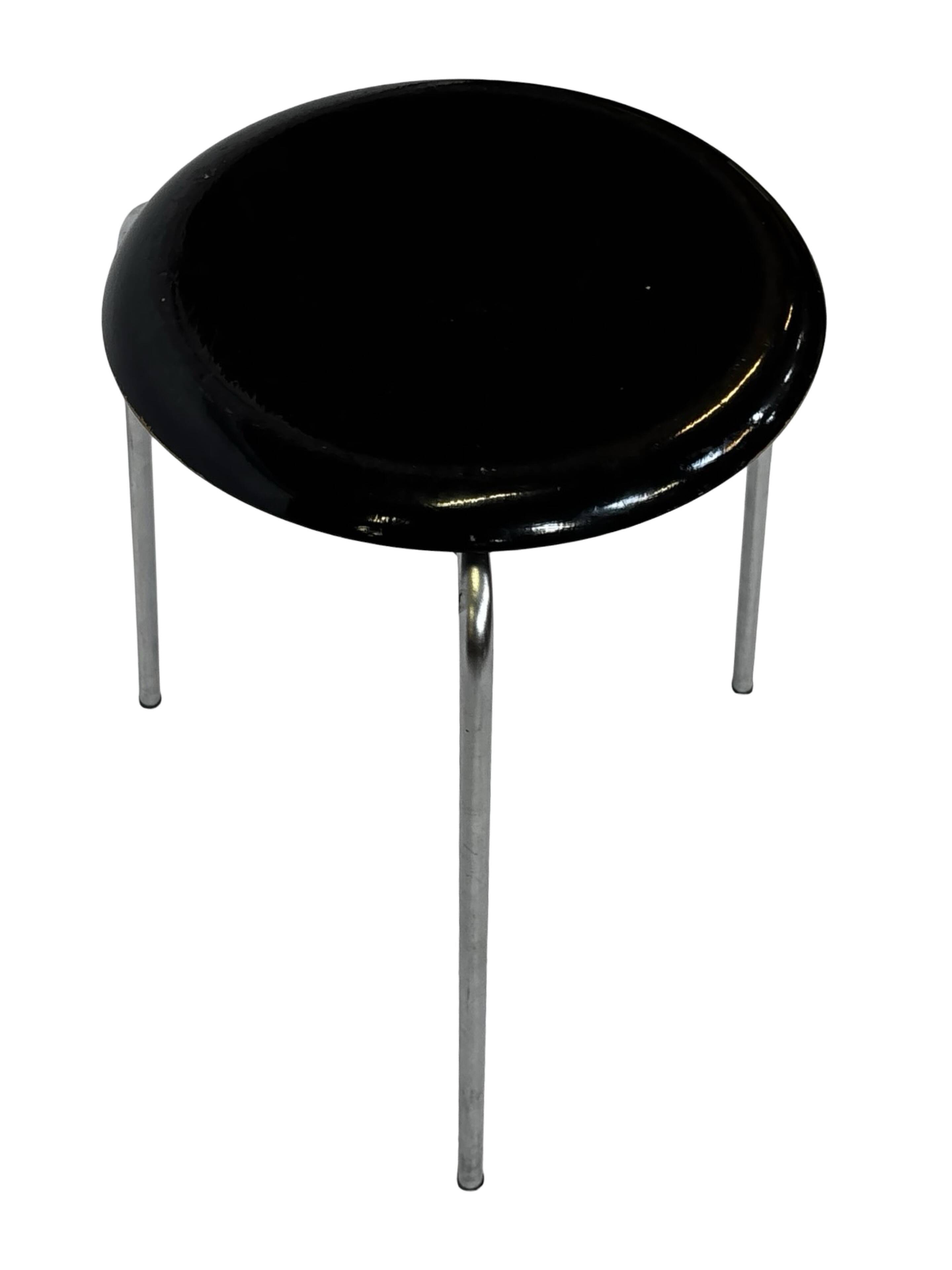 Vintage Fritz Hansen Dot Stool Arne Jacobsen Danish Design