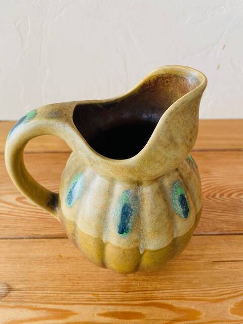 Old ceramic gourd pitcher Louis Lourioux