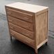 Commode vintage bois brut