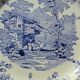 Plate Kg Lunéville model cottage tea