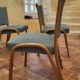 4 chaises Bow wood édition Steiner 1950