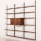 Scandinavian mid-century rosewood shelving unit attributed to Preben Sorensen, 1960s