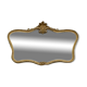 Miroir en résine doré
