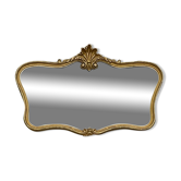 Miroir en résine doré