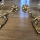 Pair of bronze wall lamps