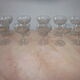 Lot de 10 coupes a champagne ancienne en verre taillè