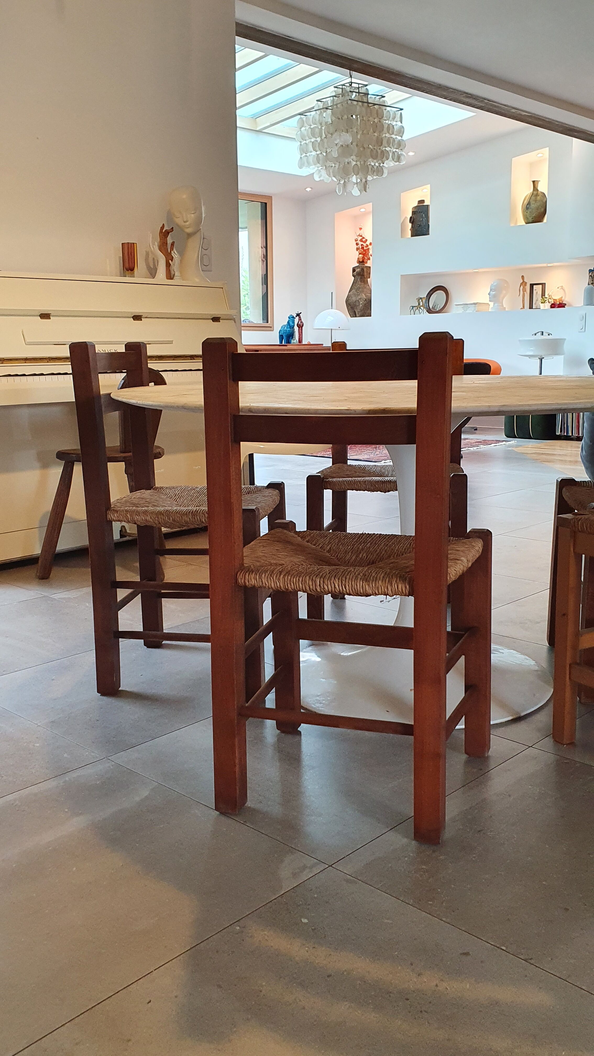 Set of 4 mulched chairs