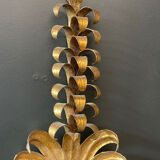 Pair of gold wall sconces