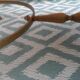 Marble and brass coffee table