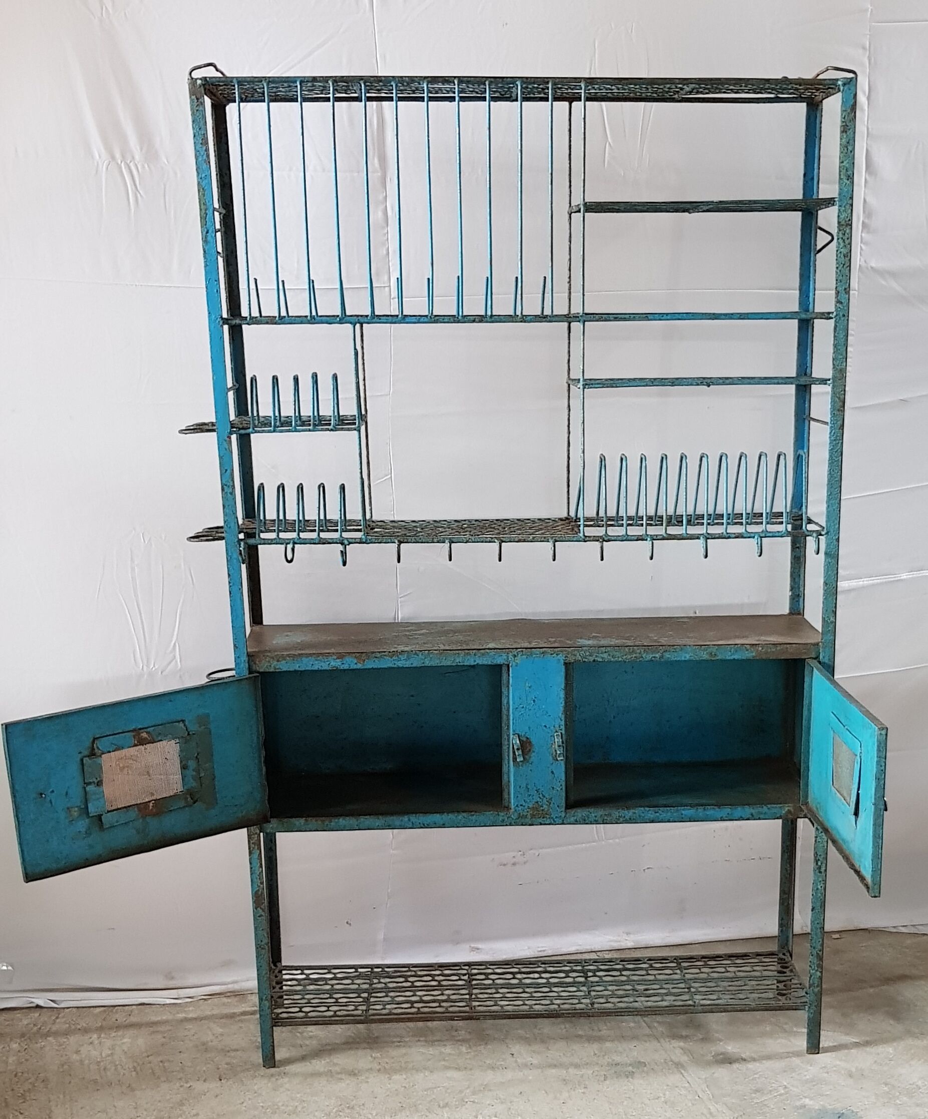 Metal croat with its original blue patina