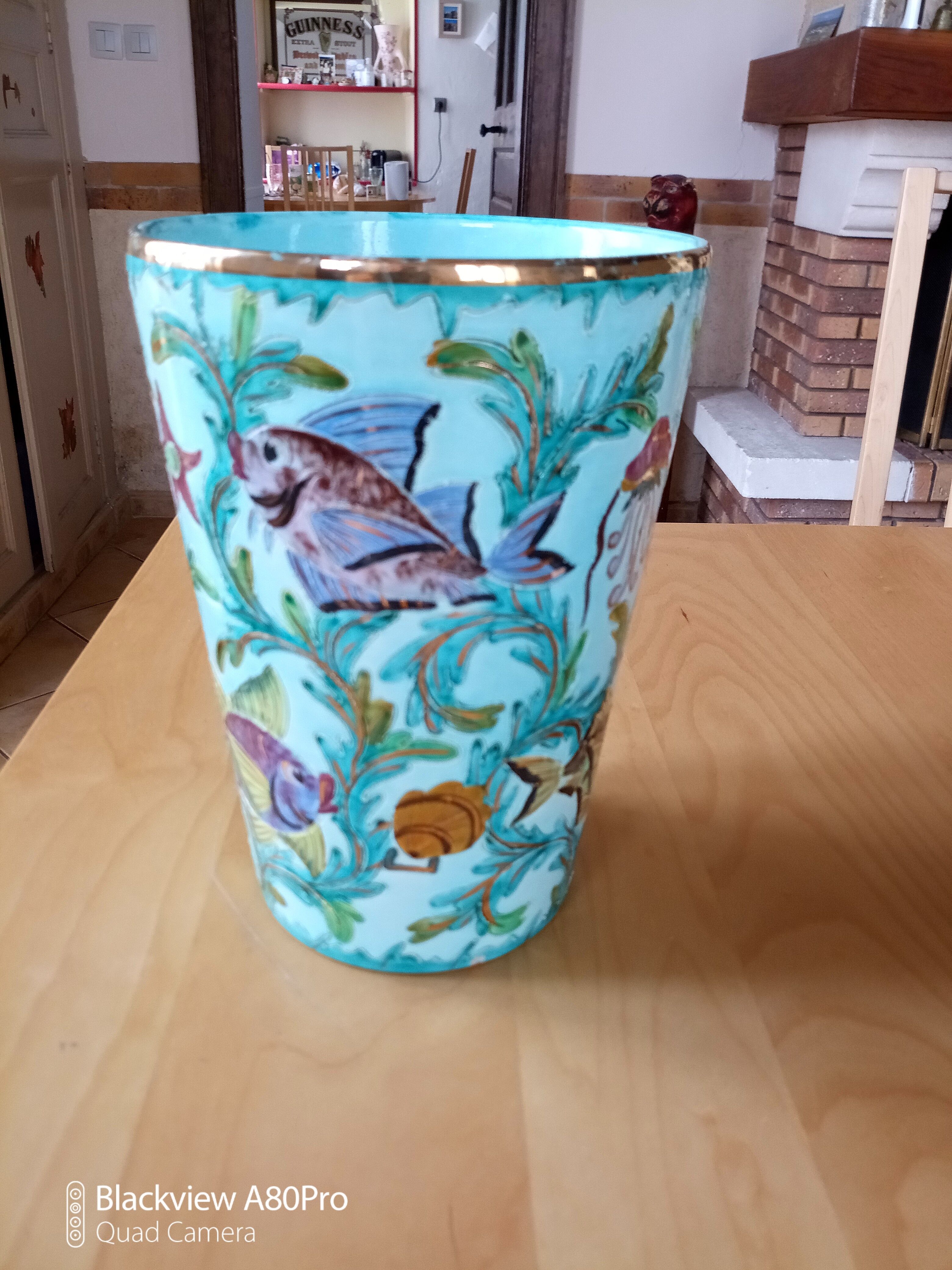 Superb numbered Cerart Monaco vase