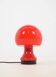 Vintage glass mushroom table lamp, 1960s