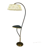 Floor lamp with table