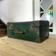 Valise verte vintage