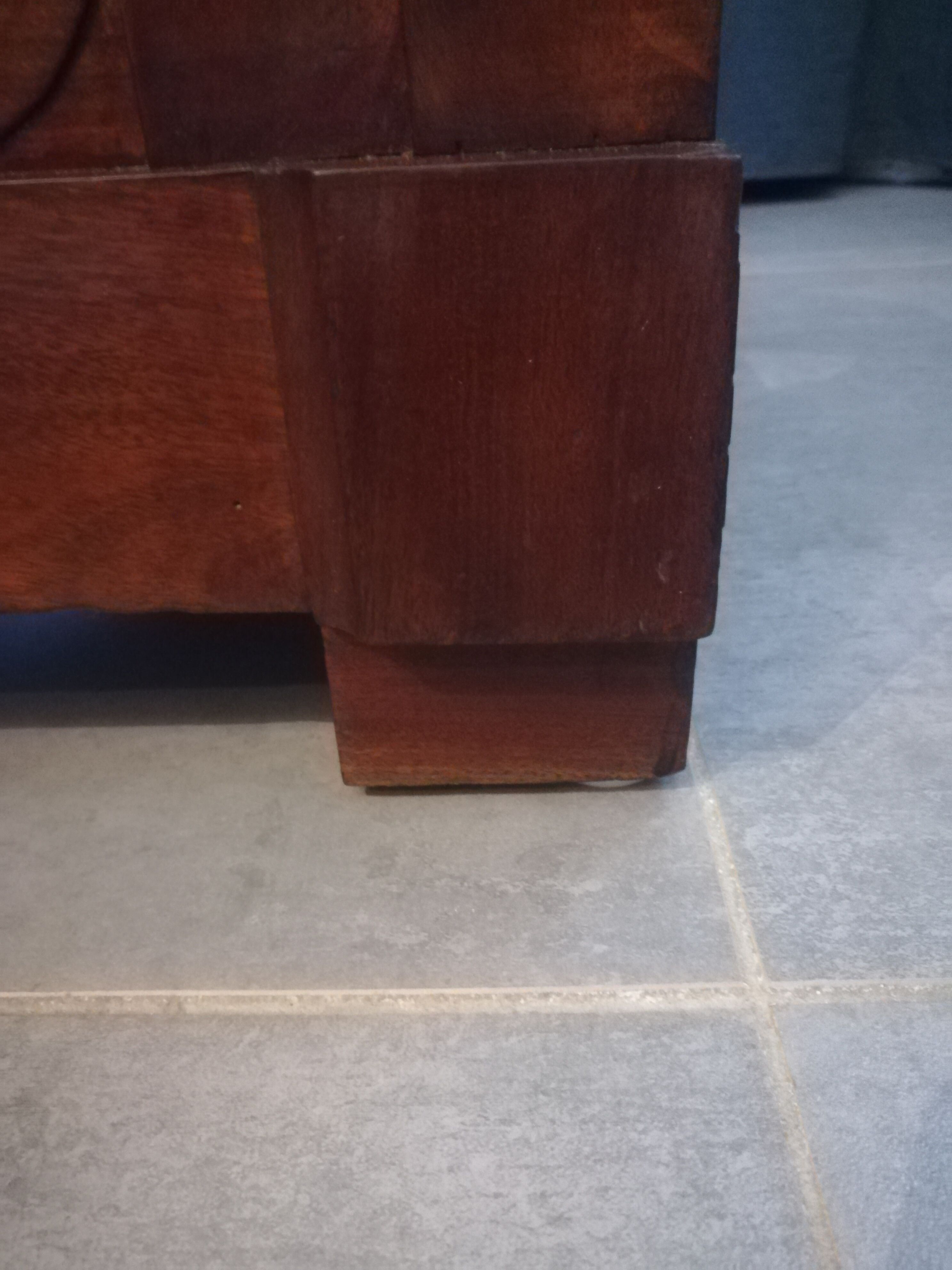 Console époque Restauration en acajou