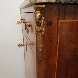 Secrétaire de dame en marqueterie style Louis XVl