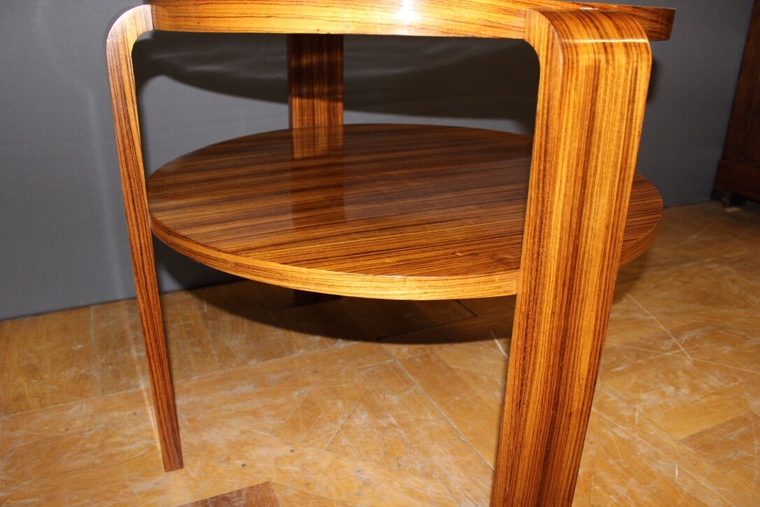 Gueridon art deco rosewood