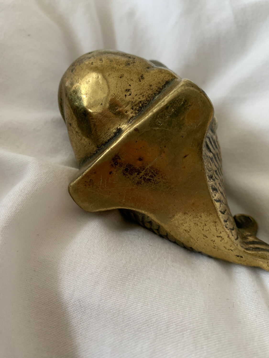 Bronze ashtray fish shaped