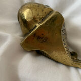 Cendrier en forme de poisson en bronze