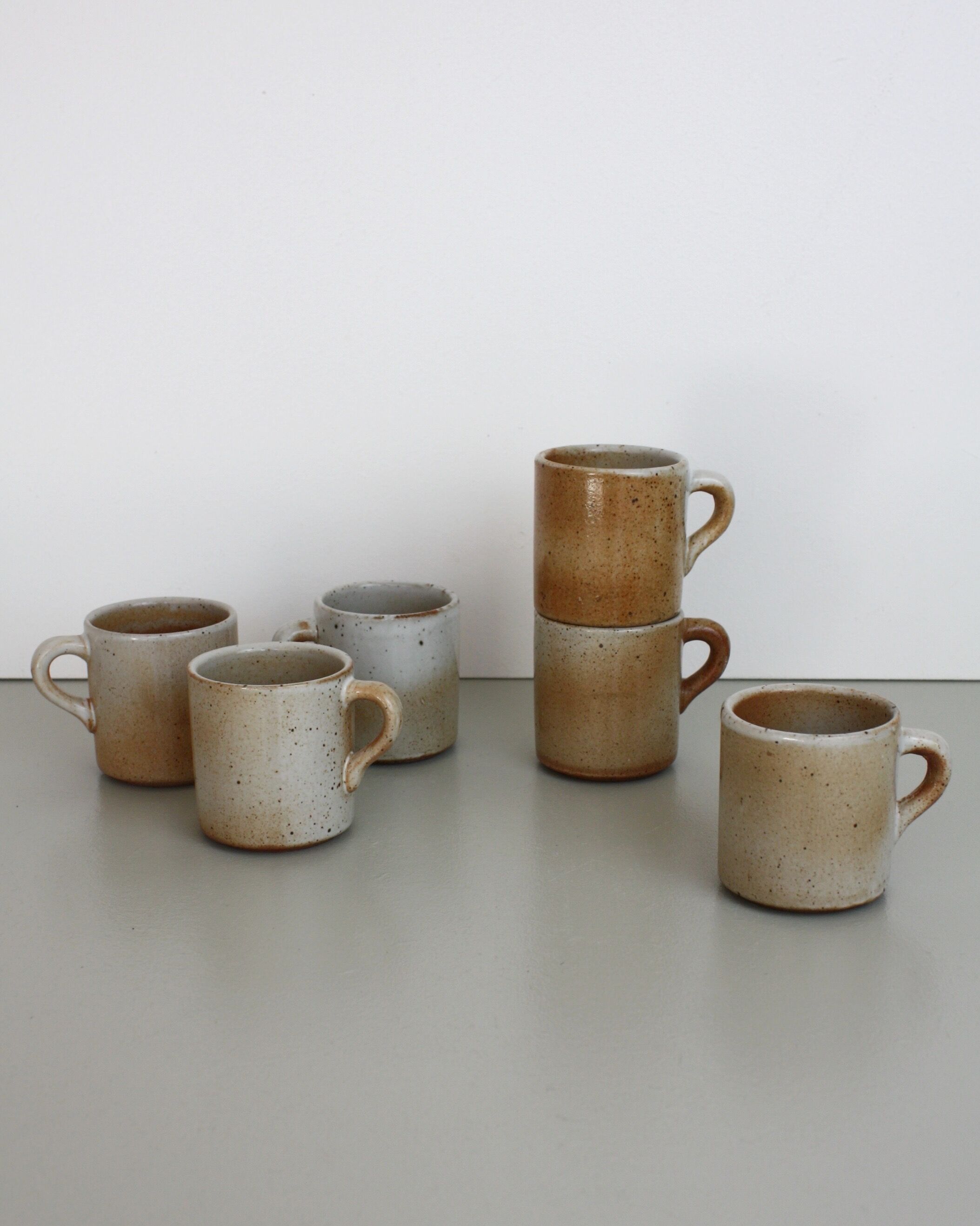 Set of 6 cups Grès du Marais