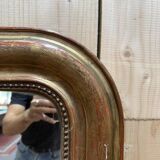 Miroir époque Louis Philippe à la feuille d'or 140x100 cm