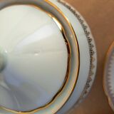 Service à thé en porcelaine de Sologne