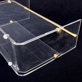 Vintage Plexiglas magazine holder