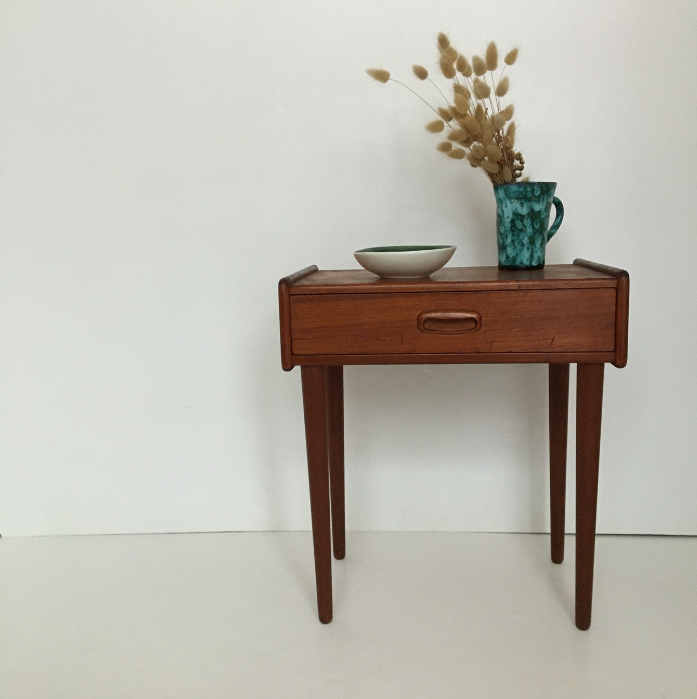 Vintage Danish bedside table