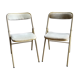 Paire de chaises pliantes de theatre