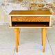Vintage Scandinavian-style oak bedside table, circa 1960s/1970s