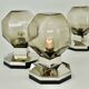 Motoko Ishii brass and glass ceiling light from the 1970s for Staff Leuchten