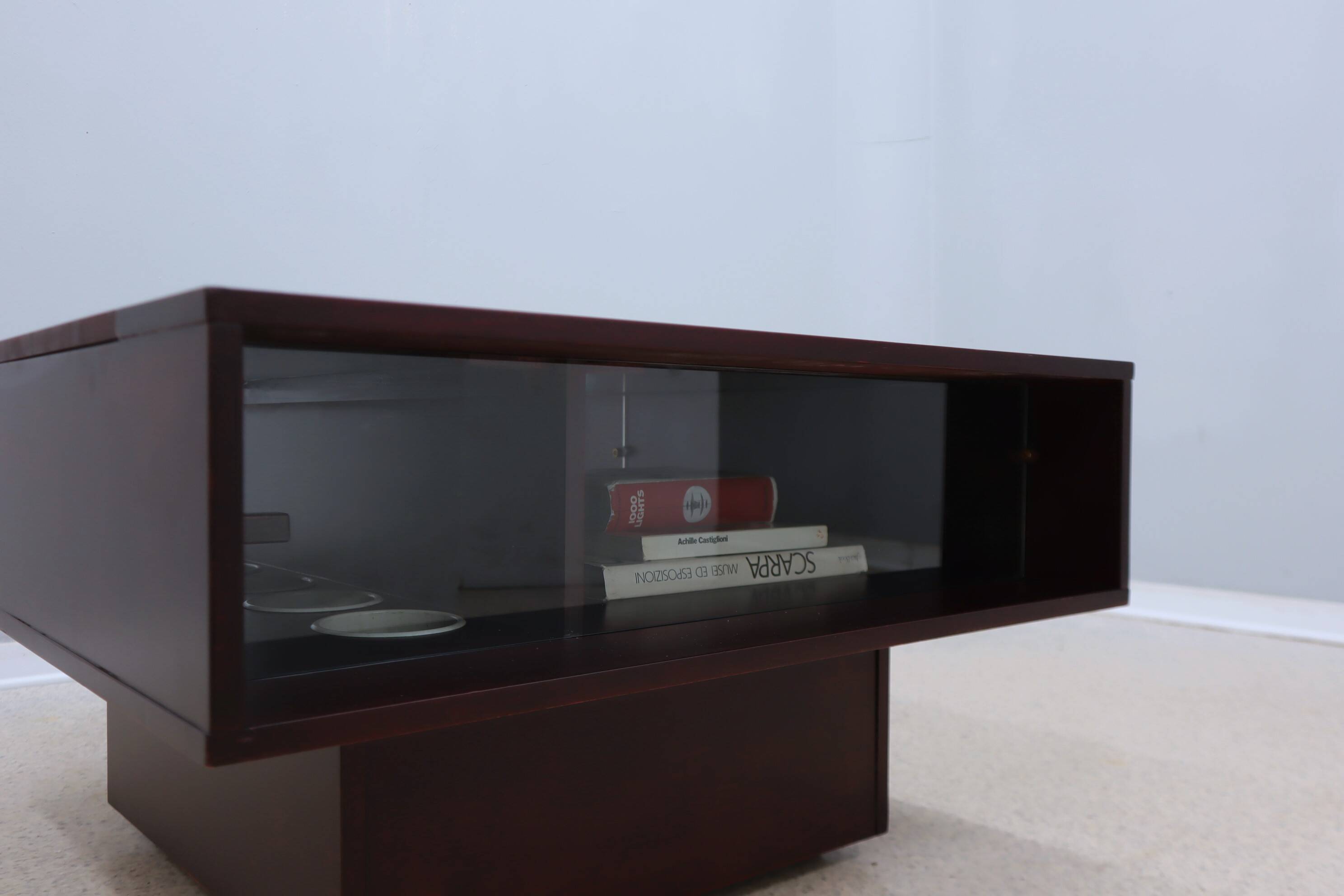 Table basse desserte vintage modulable avec bar 1960