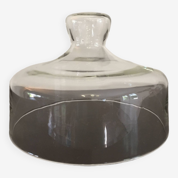 Ancienne cloche en verre soufflé