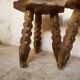 Duo of wooden mountain stools