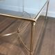 Neoclassical style brass coffee table by Maison Jansen