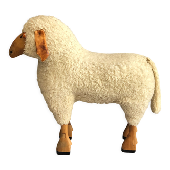 Tabouret repose pied Mouton de Hans Peter Krafft. Edition Meier.