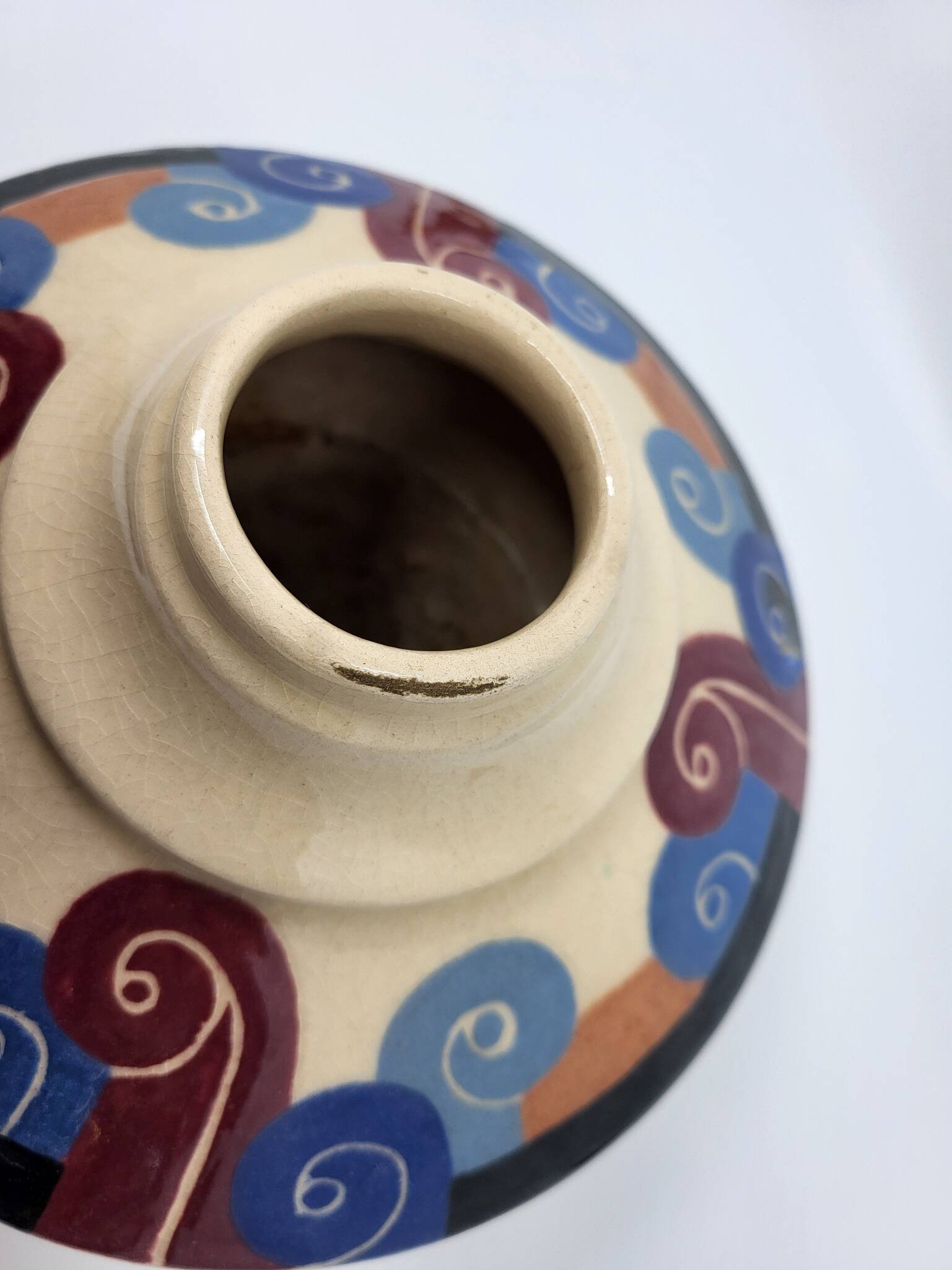 Simone Larrieu vase in ceramic France Art Deco 1930