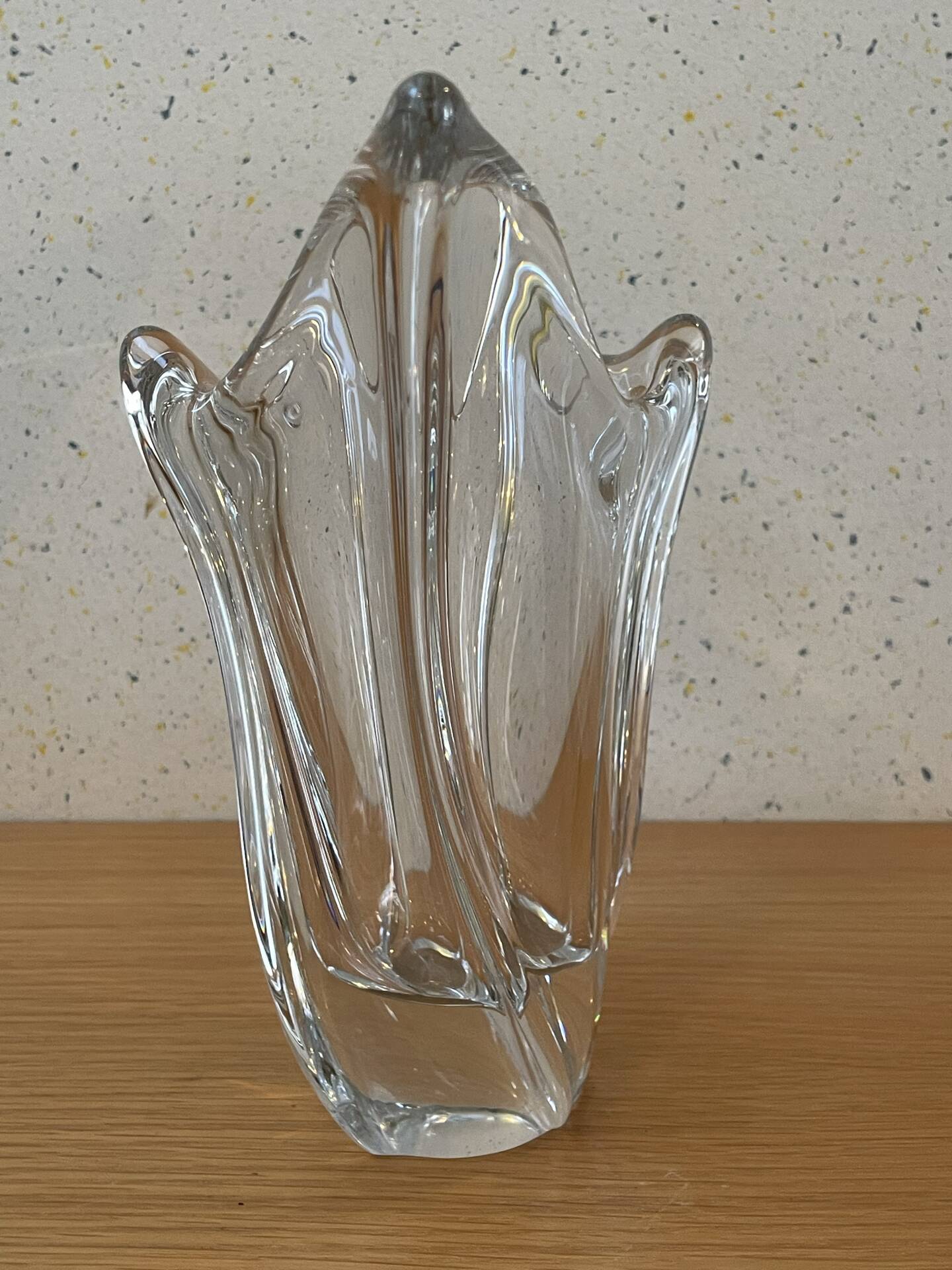 Sculptural vase Daum
