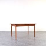 Mid-Century Danish Teak Extendable Dining Table, 1960s.