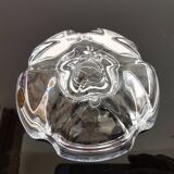 Bougeoir vintage floriforme "Lude" cristal d'Arques