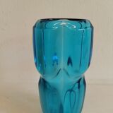 Vintage Czech Bohemian art glass vase, designed by Frantisek Vizner for Rudolfova Hut 1961-1962