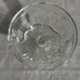 Set of 10 small vintage glass ice cream bowls.