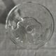 Set of 10 small vintage glass ice cream bowls.