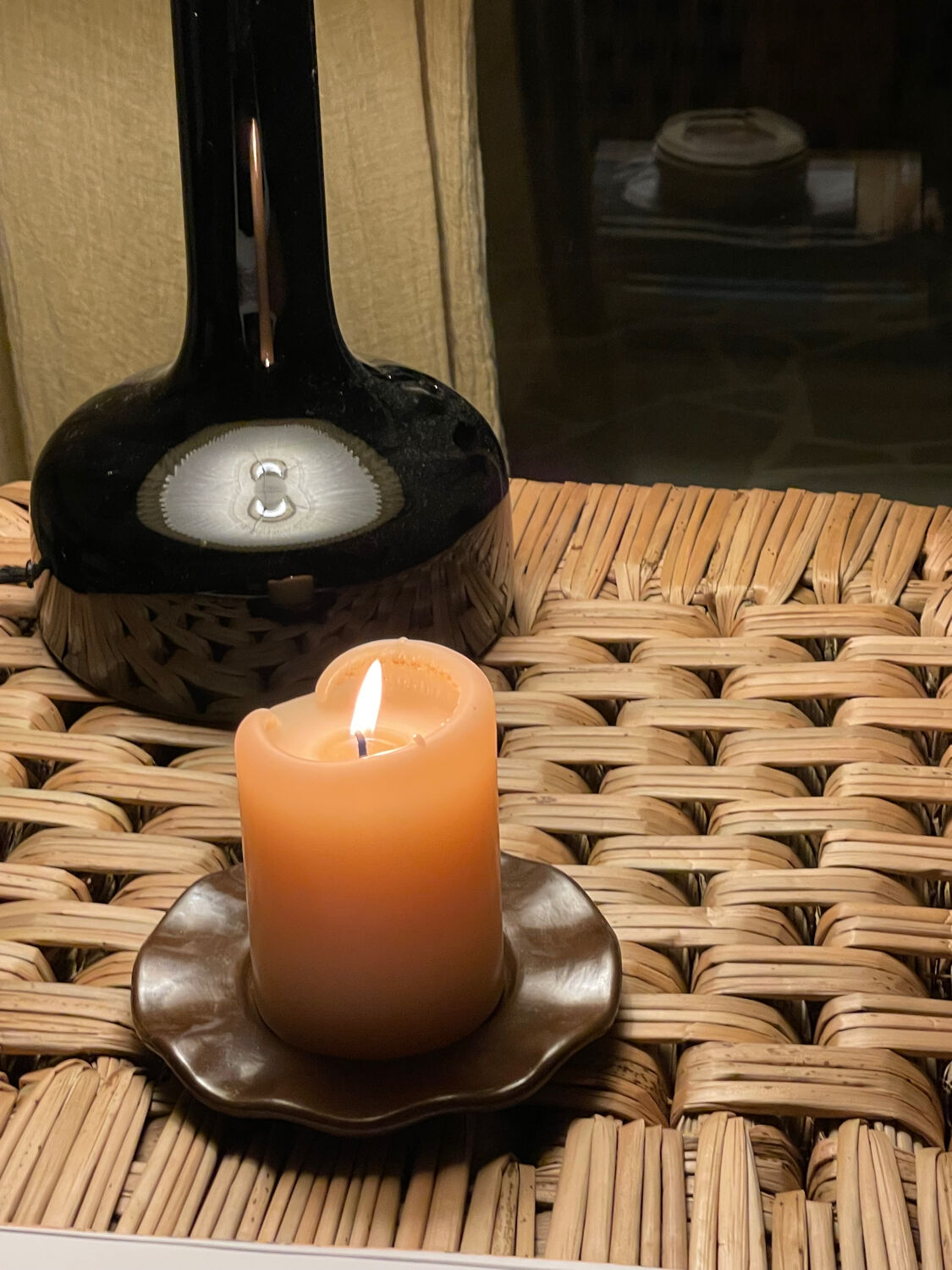 Ceramic candlestick