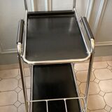 French Regency style metal serving trolley 1950