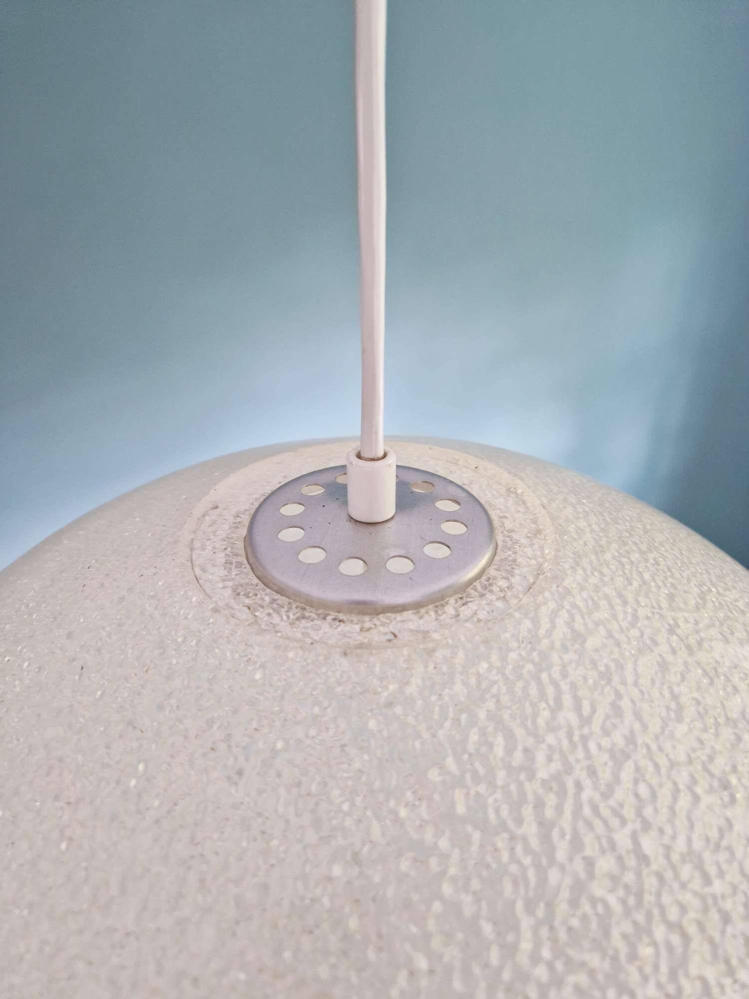 XXL spherical resin pendant light, 1960s