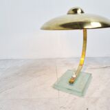 1930s art deco bauhaus brass desk lamp